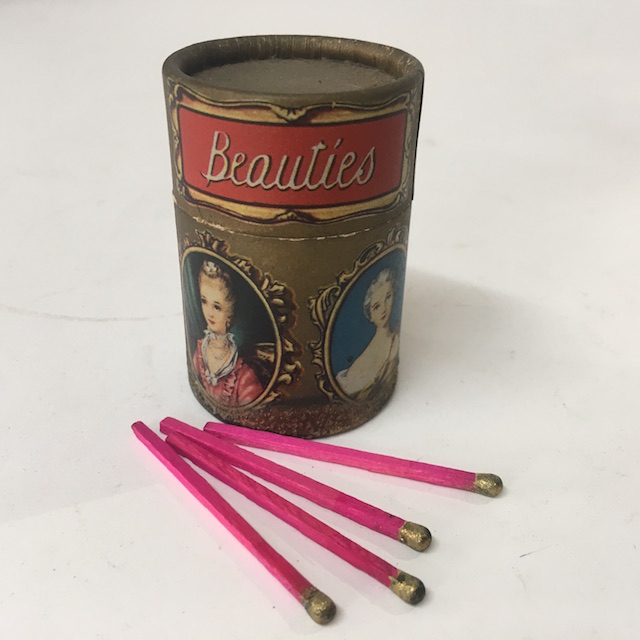 MATCH BOX, Beauties Round Box